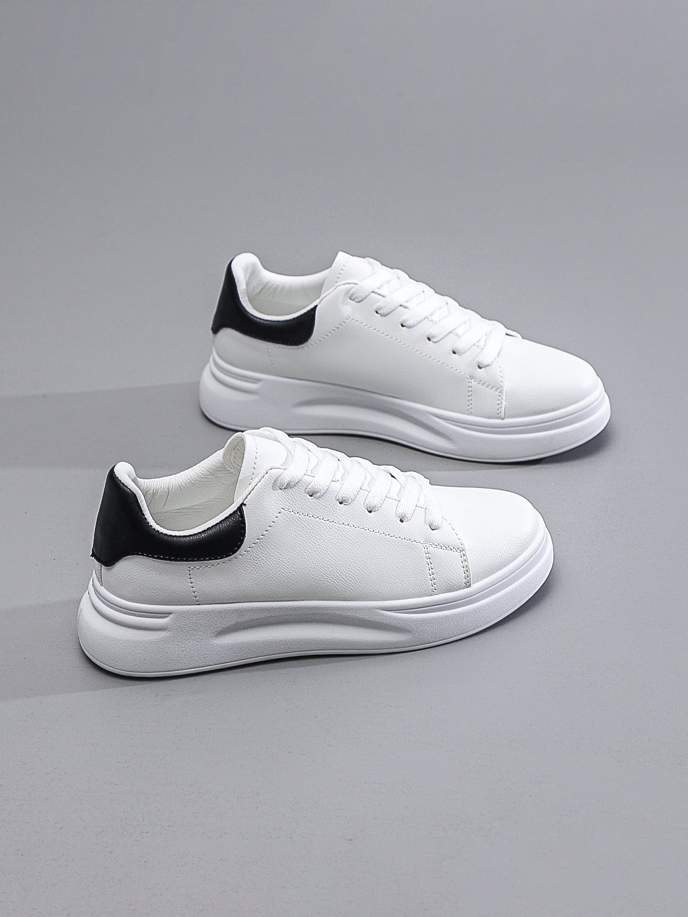 Women's Platform Sports Casual Sneakers - Lace-Up Athletic Fashion Shoes