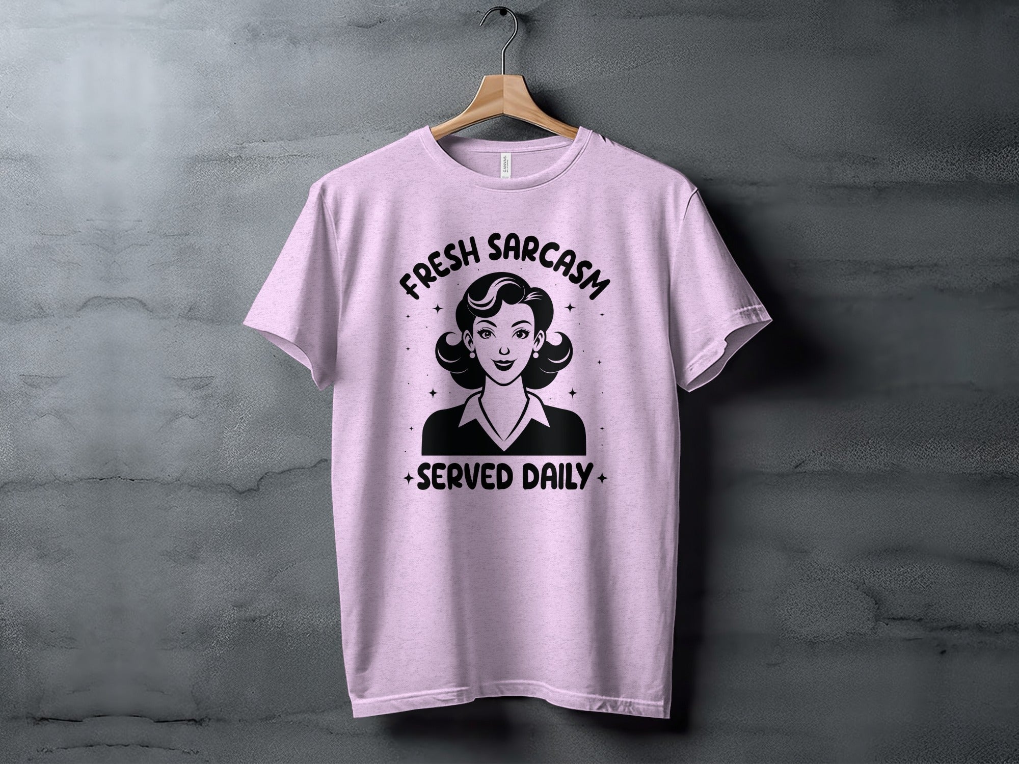 Fresh Sarcasm Served Daily Sarcastic Woman Graphic T-Shirt
