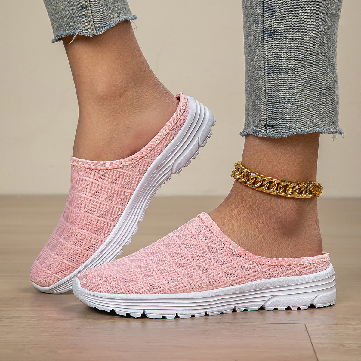 Women's Breathable Mesh Sports Sandals | Lightweight Non-Slip Beach Shoes