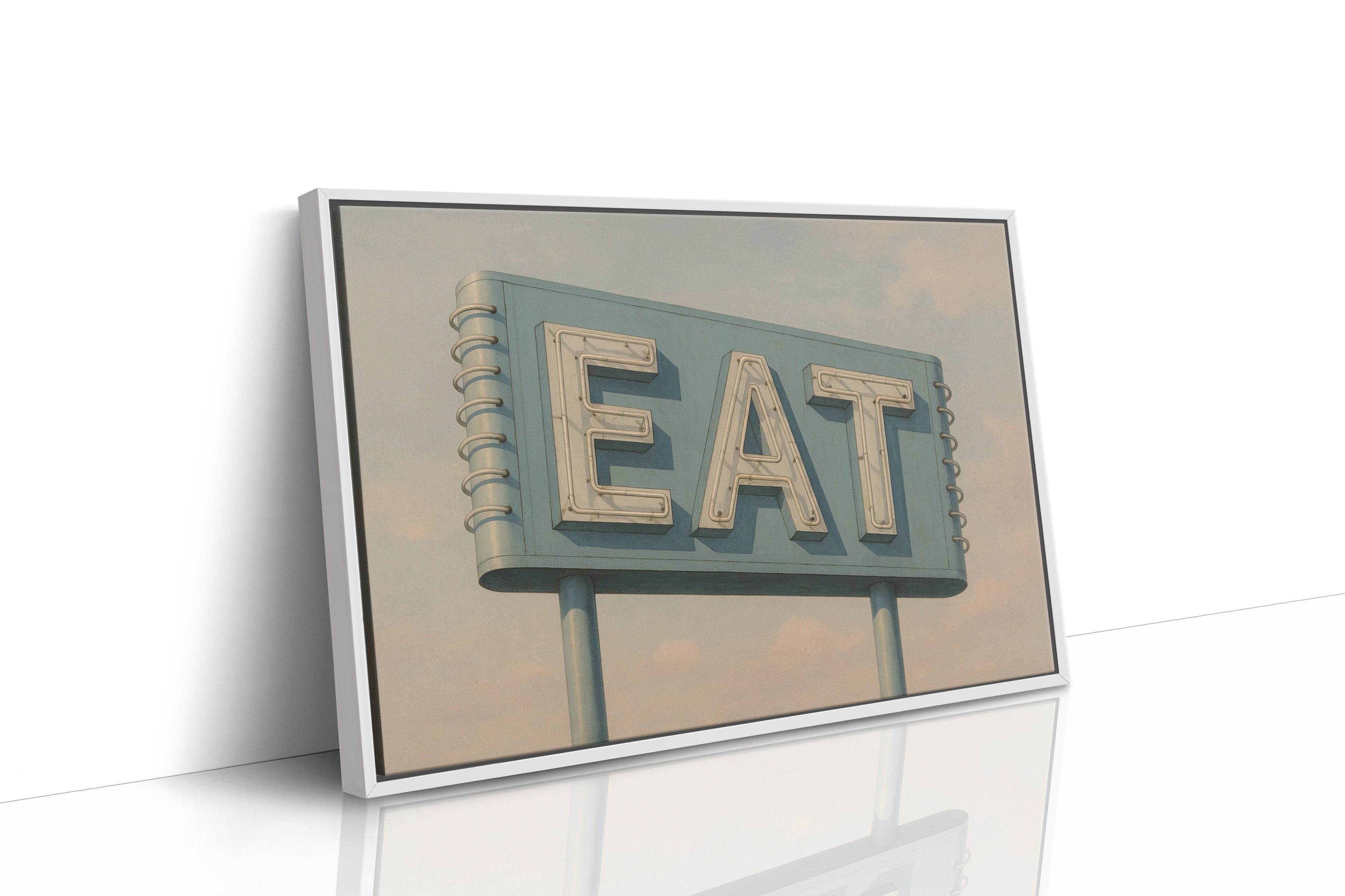 Vintage Americana – “EAT” Roadside Diner Sign Wall Art