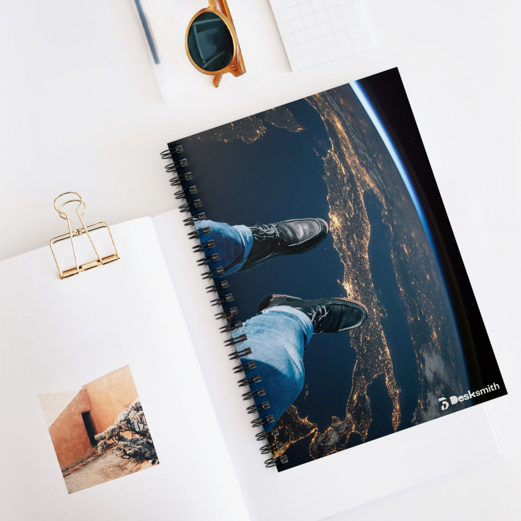 Lost In Space Spiral Notebook - Ruled Line