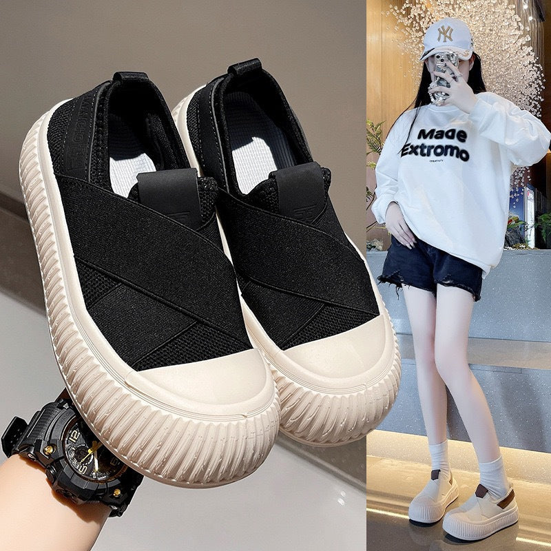 Women's Retro Breathable Casual Sports Sneakers - Lightweight Mesh Walking Shoes