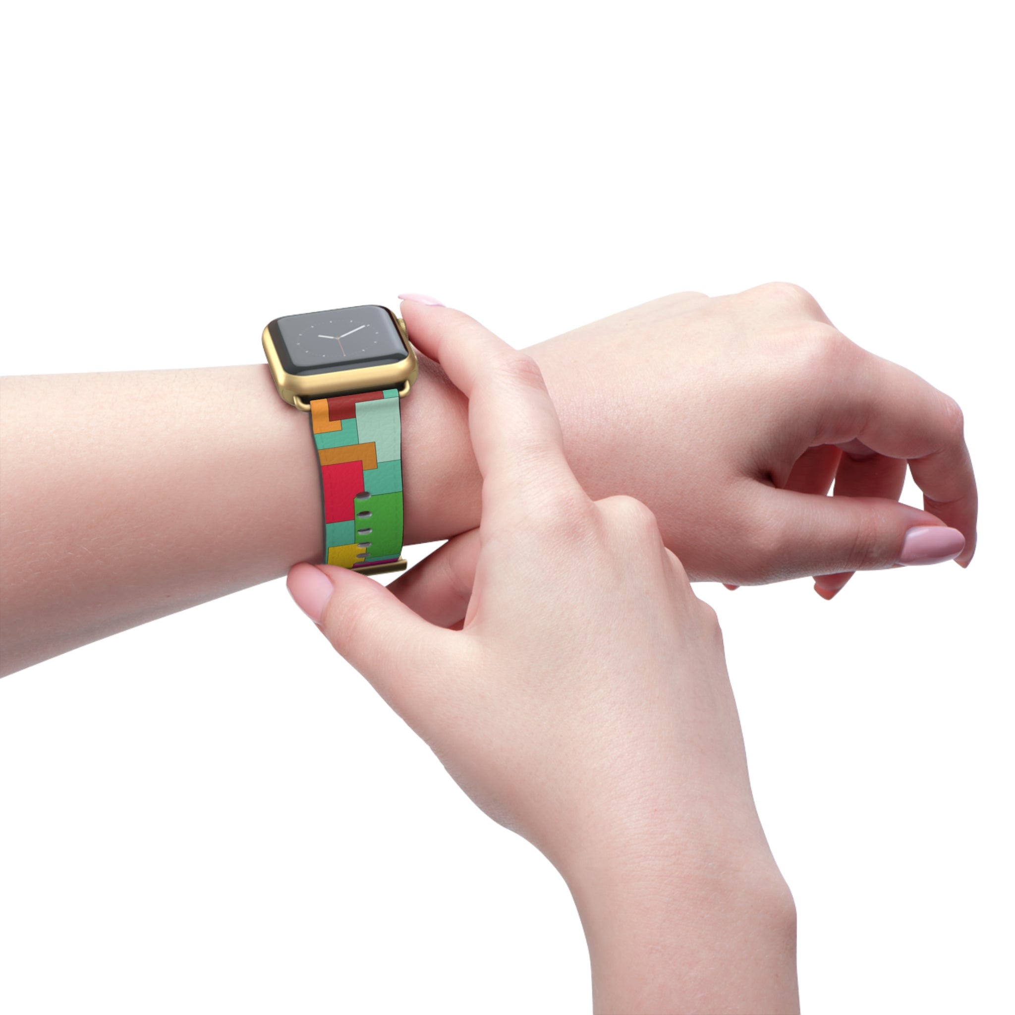 Squares and Rectangles Watch Band