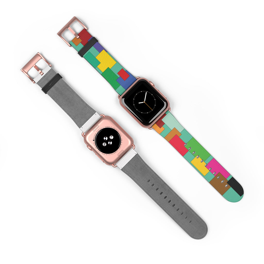 Squares and Rectangles Watch Band