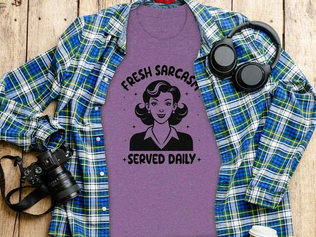 Fresh Sarcasm Served Daily Sarcastic Woman Graphic T-Shirt