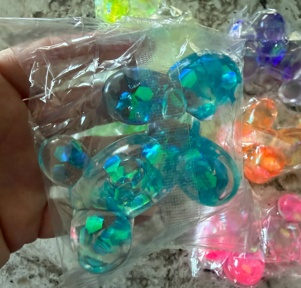 SQUISHY MALTOSE GLITTER BALLOON DOG STRESS TOY