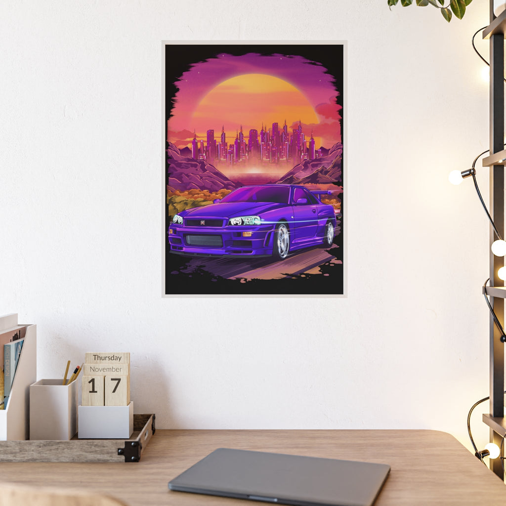 Nissan Skyline GT-R Poster