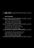 Beth - Name Meaning Poem - Digital Download