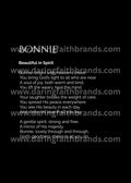 Bonnie - Name Meaning Poem - Digital Download