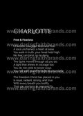 Charlotte - Name Meaning Poem - Digital Download