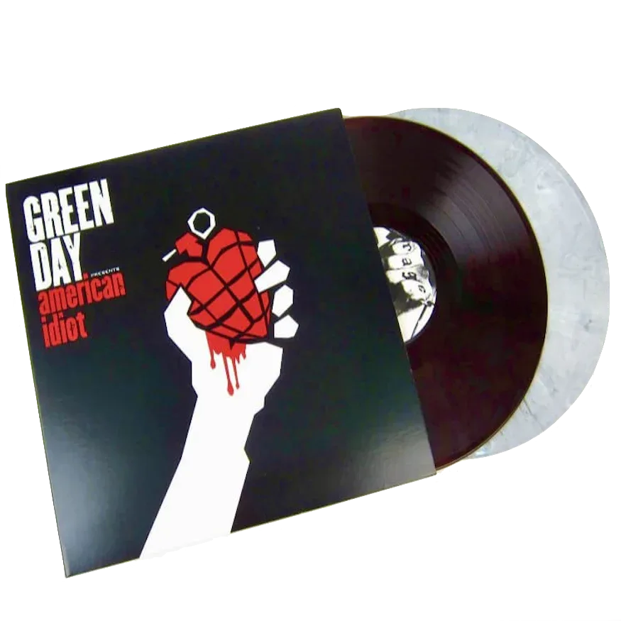 Green Day - American Idiot (Limited Edition Import, RSD Exclusive, Red & White with Black Swirls) (2 LP)