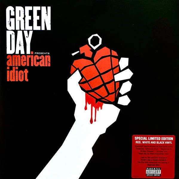 Green Day - American Idiot (Limited Edition Import, RSD Exclusive, Red & White with Black Swirls) (2 LP)