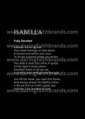 Isabella - Name Meaning Poem - Digital Download