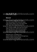 Marisa - Name Meaning Poem - Digital Download