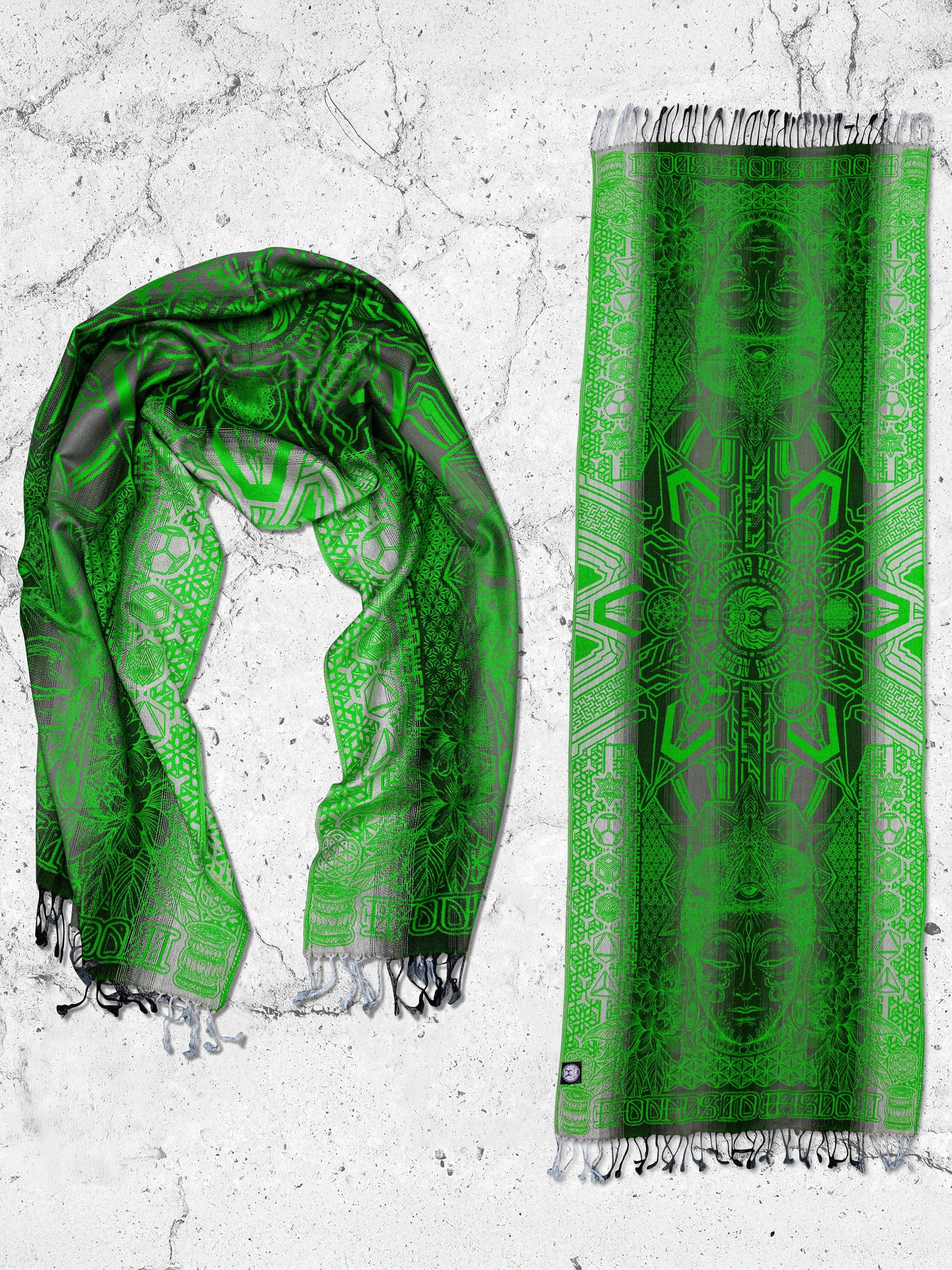 WOUNDS TO WISDOM ✦  UV Gradient Festival Shawl