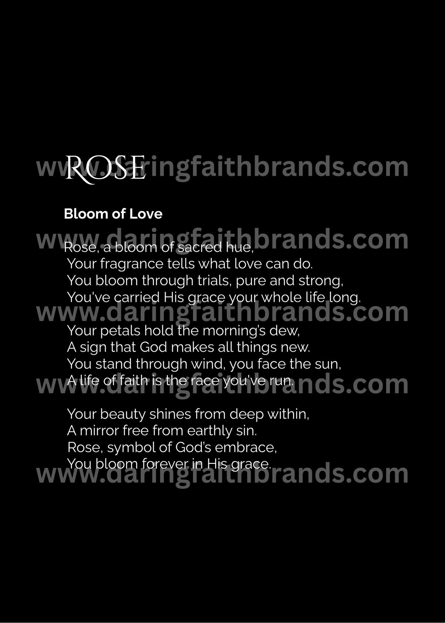 Rose - Name Meaning Poem - Digital Download