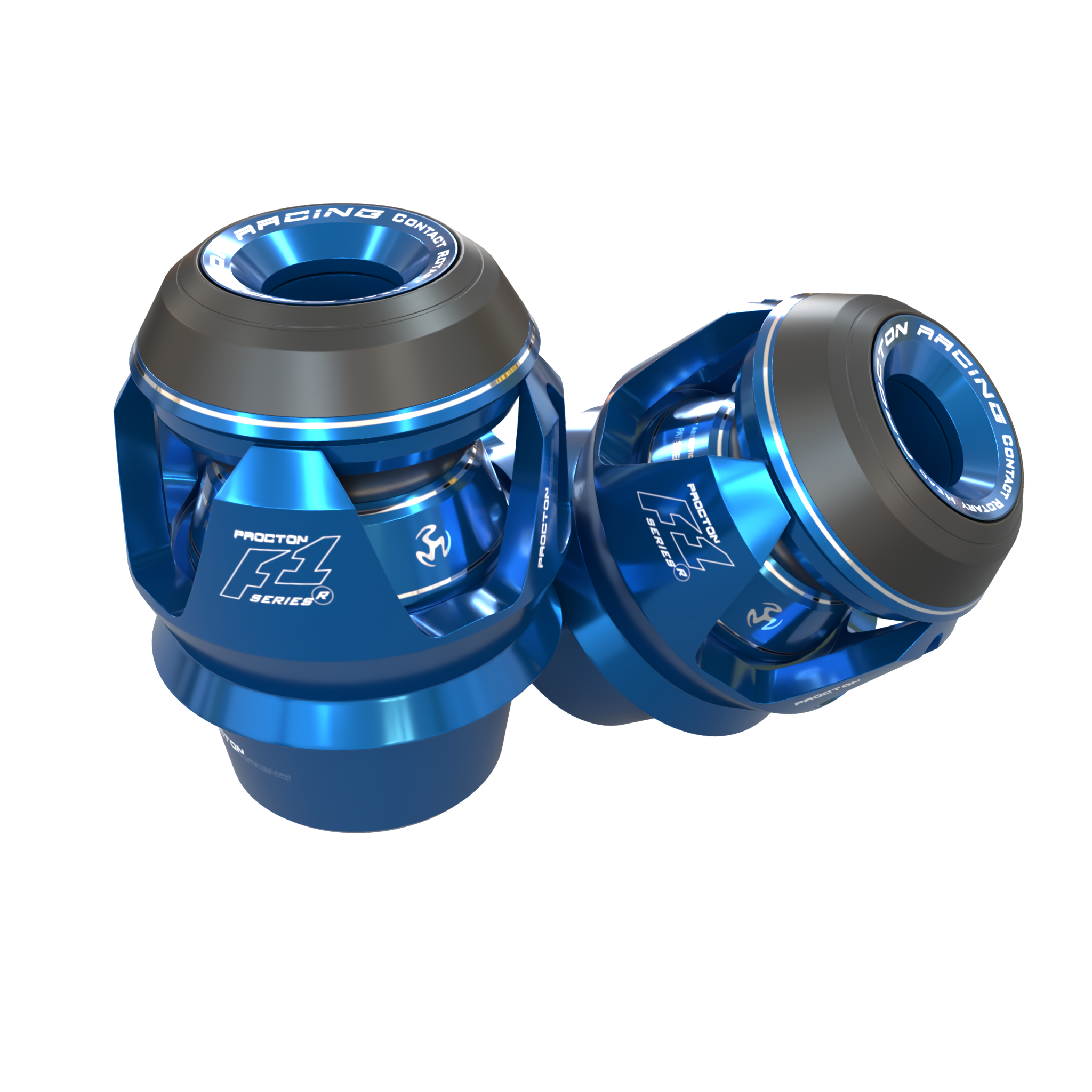 Honda - CB 600 F Hornet (2008-2014) - Procton Racing Rotational Impact System – Frame Sliders F1