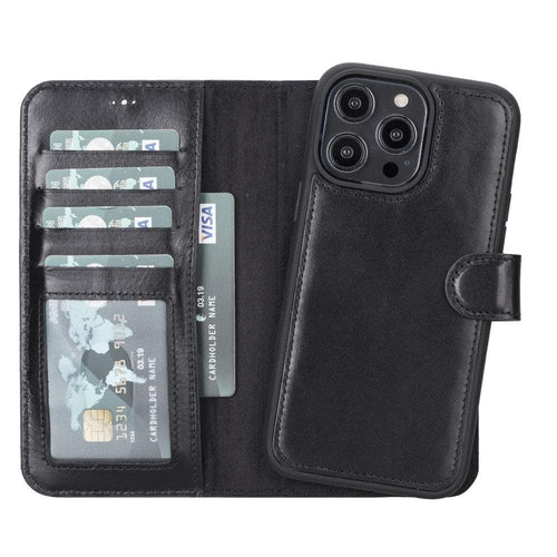 Casper iPhone 12 Series Detachable Leather Wallet Case