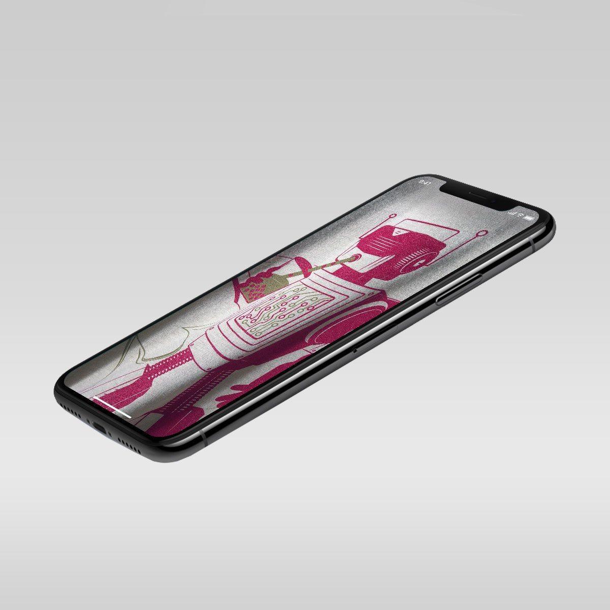 Digital Wallpapers - Super Boba Bot