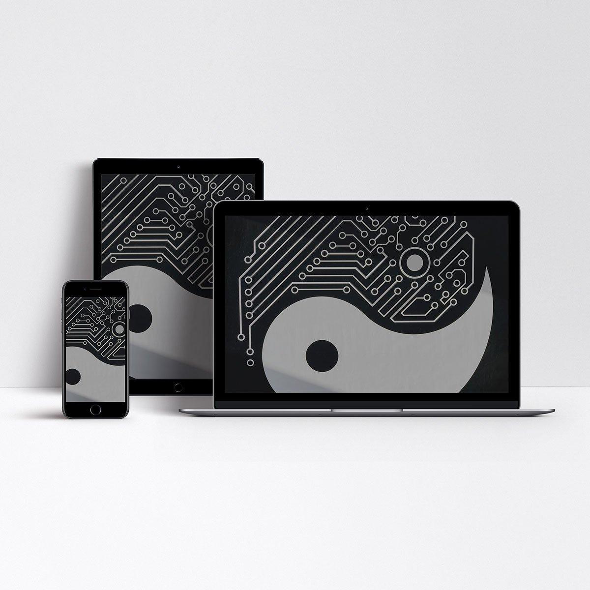 Digital Wallpapers - Yin Yang
