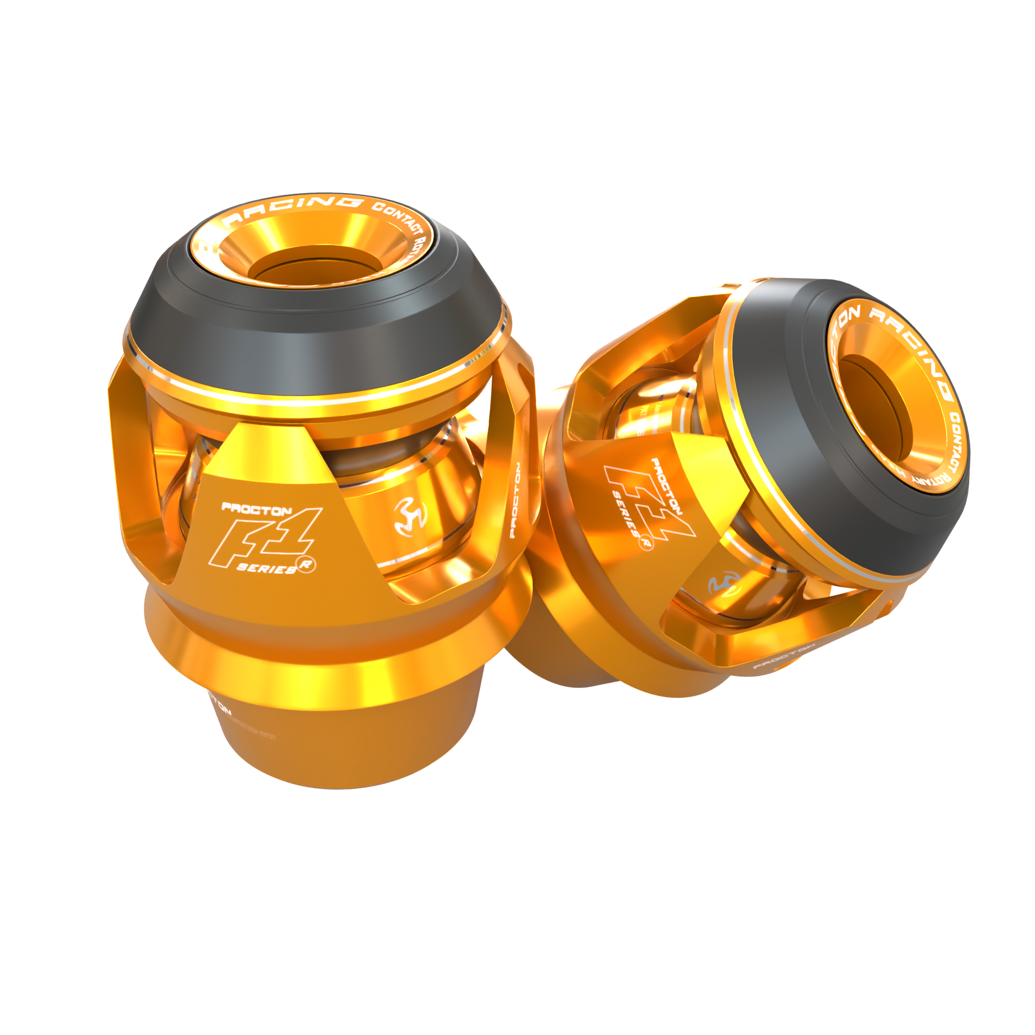 Honda - CB 600 F Hornet (2008-2014) - Procton Racing Rotational Impact System – Frame Sliders F1