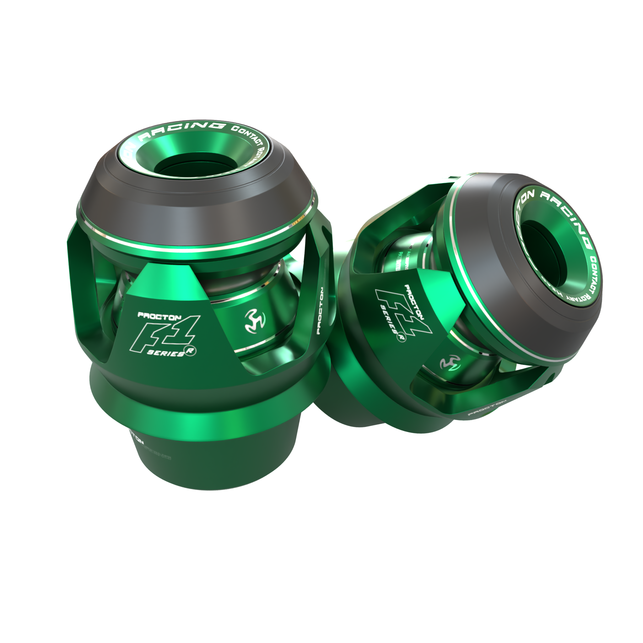 Honda - CB 600 F Hornet (2008-2014) - Procton Racing Rotational Impact System – Frame Sliders F1