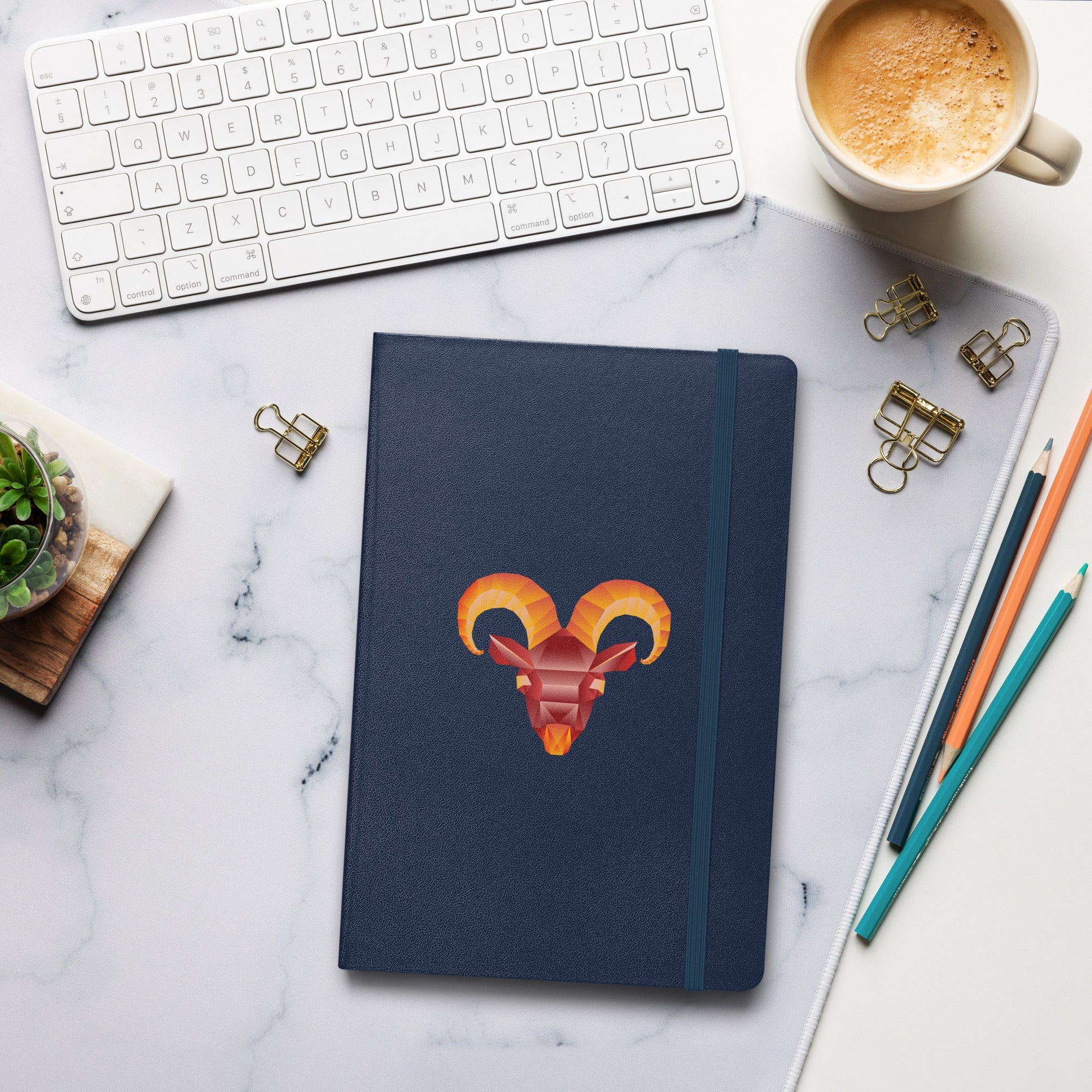 Aries Hardcover-bound Notebook