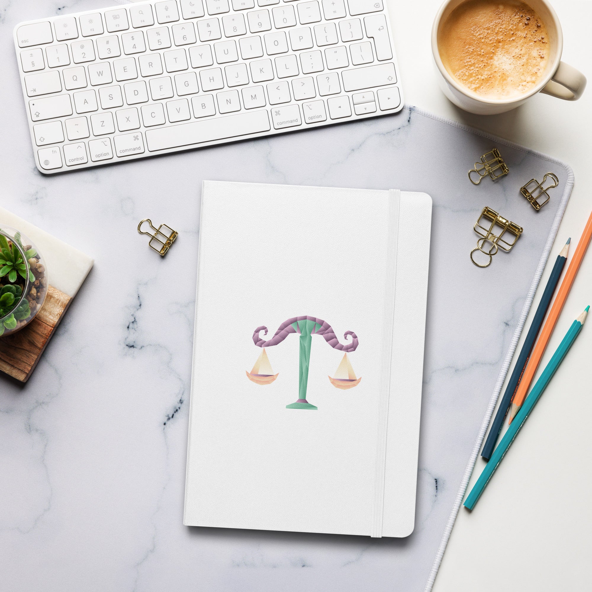 Libra Hardcover-bound Notebook