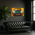 LED Retro Car Wall Art – UV‑Printed Acrylic with Dimmer Remote