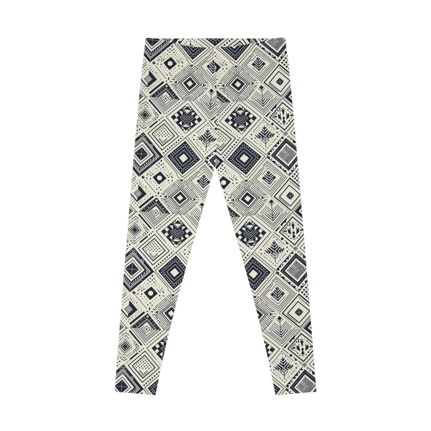 Geometric Stretchy Leggings – Active Wear - Dipaliz
