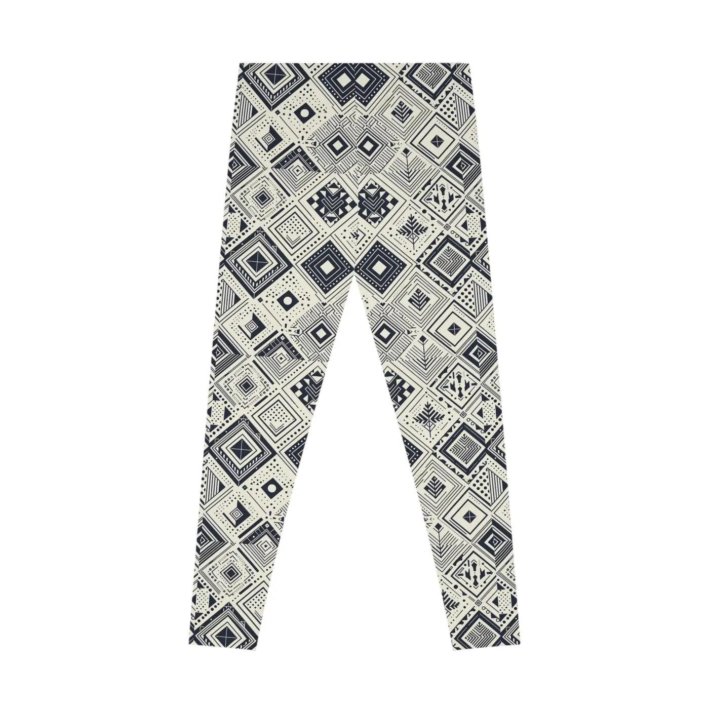 Geometric Stretchy Leggings – Active Wear - Dipaliz