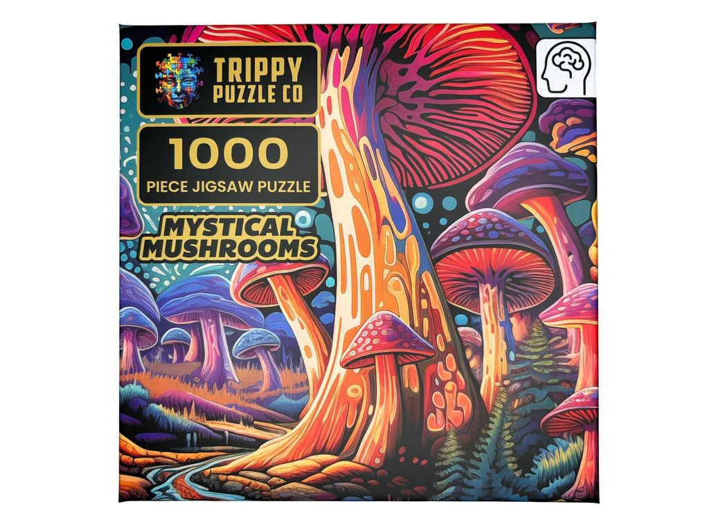 Mystical Mushrooms 1000 Piece Jigsaw Puzzle | Trippy Puzzle Co