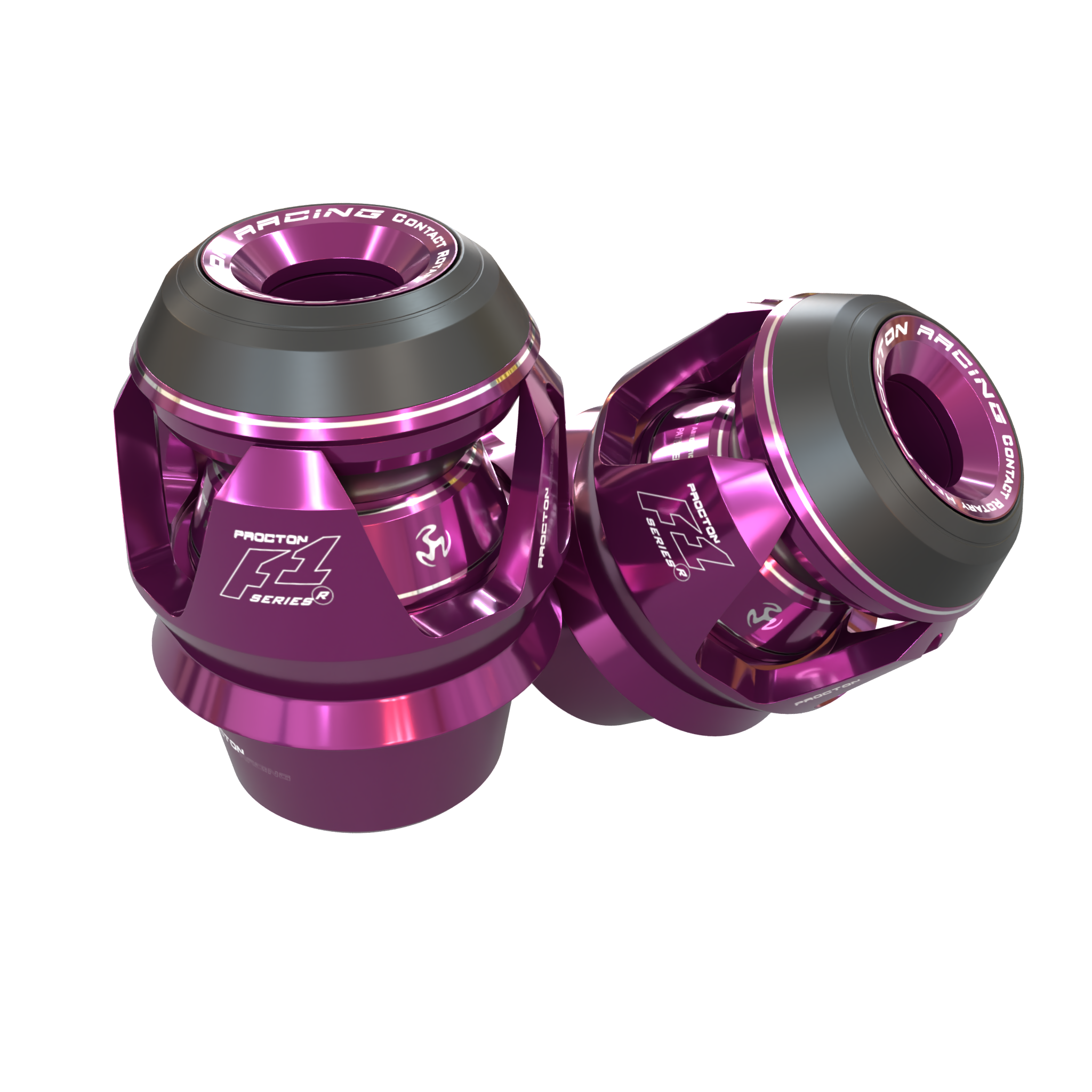 Honda - CB 600 F Hornet (2008-2014) - Procton Racing Rotational Impact System – Frame Sliders F1