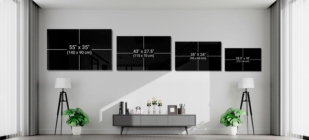 Modern Sculpture Glass Wall Art